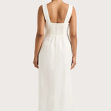 Faithfull - Lais Midi Dress White