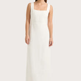 Faithfull - Lais Midi Dress White