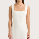 Faithfull - Lais Midi Dress White