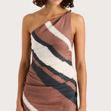 Faithfull - Marga Mini Dress Futura Stripe Chocolate