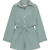 Faithfull - Freja Playsuit Green Stripe