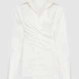 St. Agni - Wrap Shirt - White