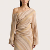 Faithfull - Sao Paulo Top Terracotta Stripe - Final Sale