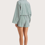 Faithfull - Freja Playsuit Green Stripe