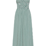 Faithfull - Marianne Midi Dress Green Stripe