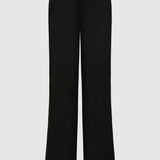 St. Agni - Textured Silk Pants - Black