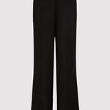 St. Agni - Textured Silk Pants - Black