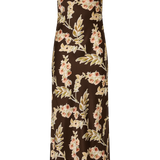 Faithfull - Yolaine Midi Dress Jardin Floral Chocolate