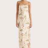 Faithfull - Yolaine Midi Dress Jardin Floral Blush