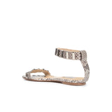 GABRIELA HEARST - Lana Hardware Flat Sandal in Python Snakeskin