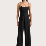 Faithfull - Antibes Jumpsuit Black - Final Sale