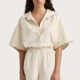 Faithfull - Faia Playsuit Shadow Stripe Butter