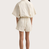 Faithfull - Faia Playsuit Shadow Stripe Butter