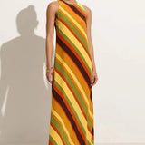 Faithfull - Esposende Midi Dress Cisco Stripe Sun - Final Sale