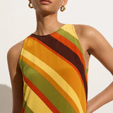 Faithfull - Esposende Midi Dress Cisco Stripe Sun - Final Sale