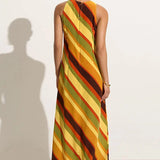 Faithfull - Esposende Midi Dress Cisco Stripe Sun - Final Sale