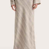 Faithfull - Sao Paulo Skirt Sand Sky Stripe - Final Sale