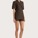 Faithfull - Florine Mini Shorts Chocolate