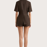 Faithfull - Florine Mini Shorts Chocolate