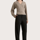 Faithfull - Frederikke Cashmere Sweater Taupe Marle