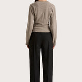 Faithfull - Frederikke Cashmere Sweater Taupe Marle