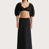 Faithfull - Antibes Maxi Skirt Black - Final Sale