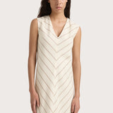 Faithfull - Marteret Stripe Midi Dress Shadow Stripe Butter