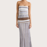 Faithfull - Citara Skirt Pale Blue Stripe