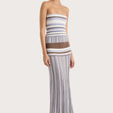 Faithfull - Citara Skirt Pale Blue Stripe