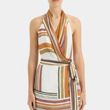 SIR. - Caprera Wrap Halter Mini Dress