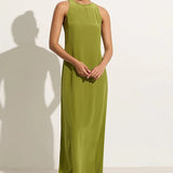 Faithfull - Esposende Midi Dress Palm Green - Final Sale