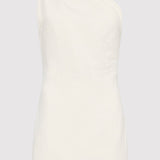 St. Agni - Twisted Linen Mini Dress - Ivory