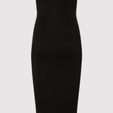 St. Agni - 90s Strapless Knit Midi Dress - Black