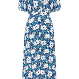 Faithfull - Bellavista Midi Dress Vita Bella Floral Blue (Exclusive) - Final Sale