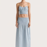 Faithfull - Baia Top Sky Blue - Final Sale