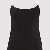 St. Agni - Fine Chain Silk Cami - Black