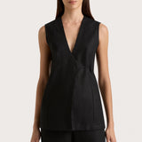 Faithfull - Lulea Wrap Vest Black - Final Sale