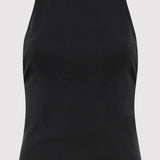 St. Agni - Organic Cotton V Back Tank - Black