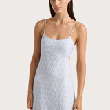 Faithfull - Antibes Midi Dress Leilani Mid Blue - Final Sale