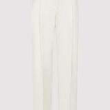 St. Agni - Tailored Pleat Pants - White