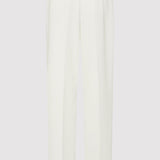 St. Agni - Tailored Pleat Pants - White