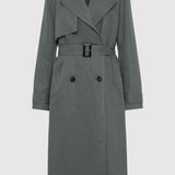 St. Agni - Soft Tailored Trench - Balsam Green