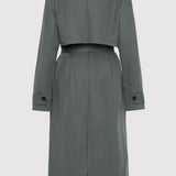 St. Agni - Soft Tailored Trench - Balsam Green