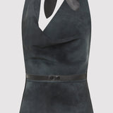 St. Agni - Leather Tie Top - Black