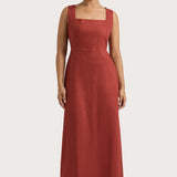 Faithfull - Lais Midi Dress Garnet