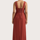 Faithfull - Lais Midi Dress Garnet