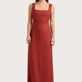 Faithfull - Lais Midi Dress Garnet