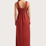 Faithfull - Lais Midi Dress Garnet