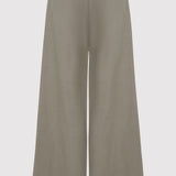 St. Agni - Wide Waistband Pants - Smokey Olive