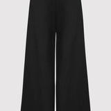 St. Agni - Wide Waistband Pants - Black